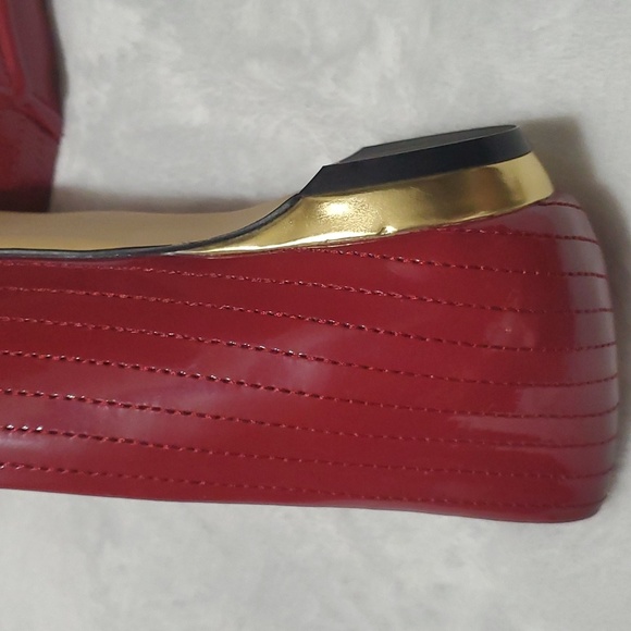 BIJOU New york open toe Sandal shoes Red Size 11 Used ( Ss3 ) - Picture 5 of 6